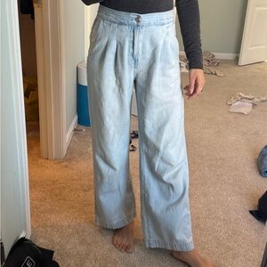 Madewell Harlow Trouser Jean Pant Airy Denim 24